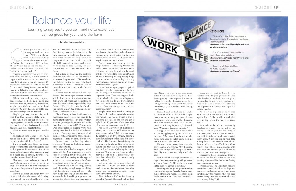 Balance Your Life Website